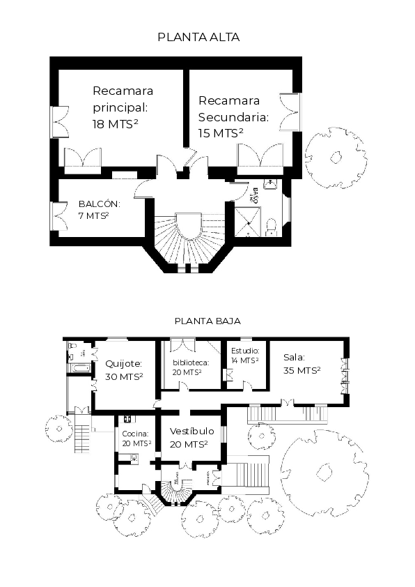 Planos Casa 1904 — Planta Baja y Planta Alta